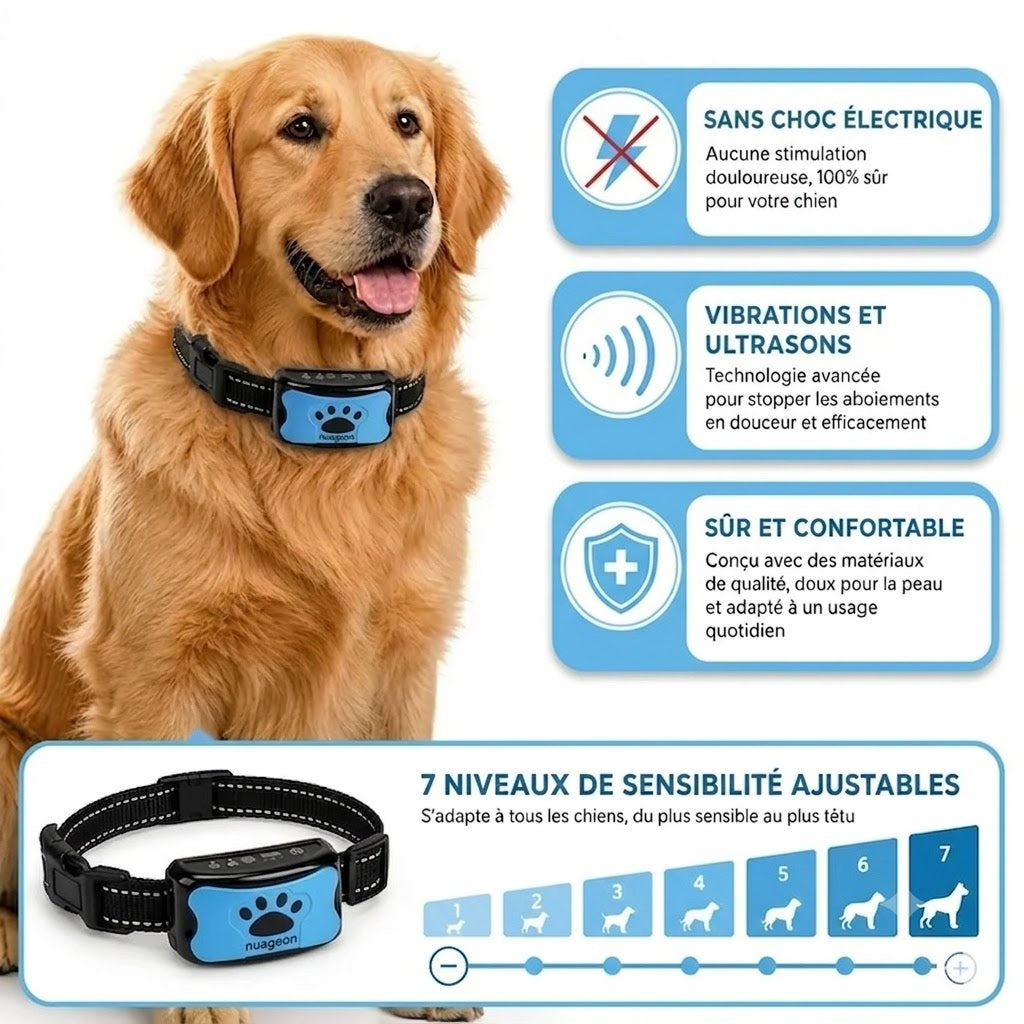 collier Anti Aboiment Nuageon
