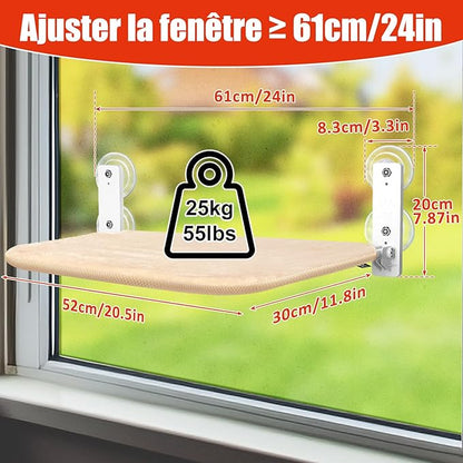 Perchoir de fenêtre pour chat