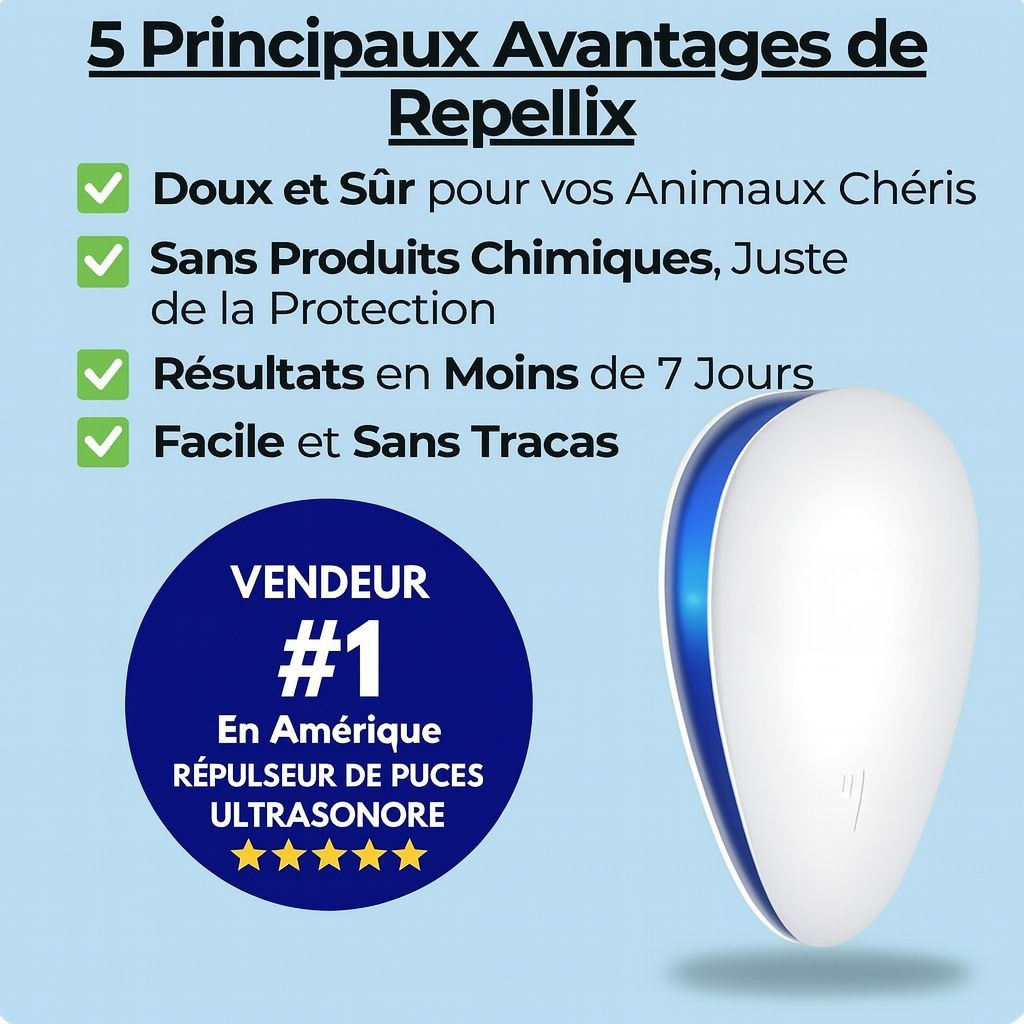 Répulsif Anti-Nuisibles à Ultrasons